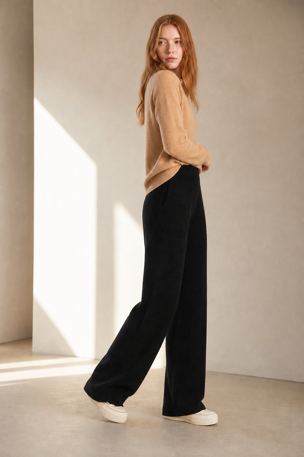 Merino Luxe Sweats — Black, banana_republic product shot