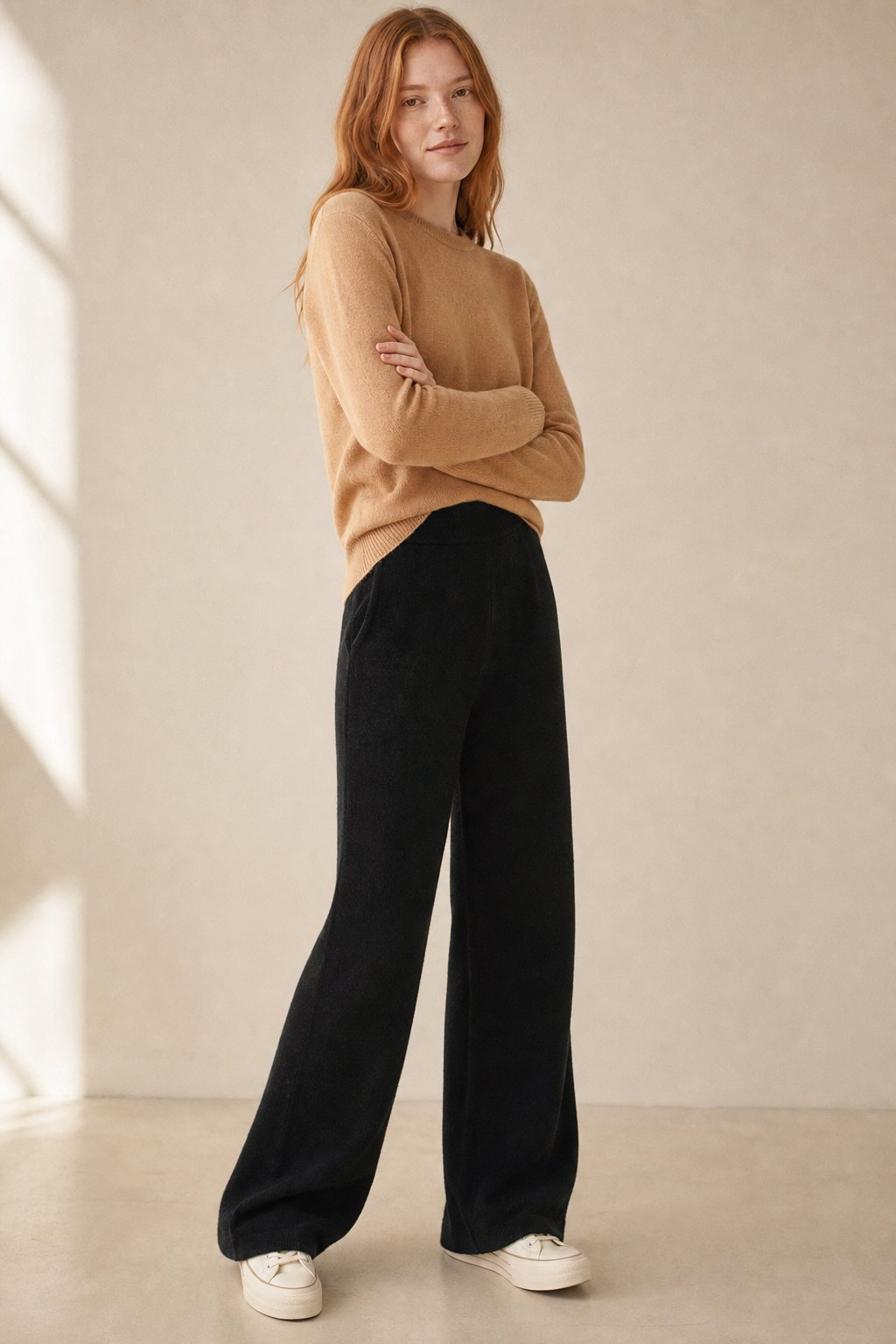 Merino Luxe Sweats — Black, banana_republic product shot