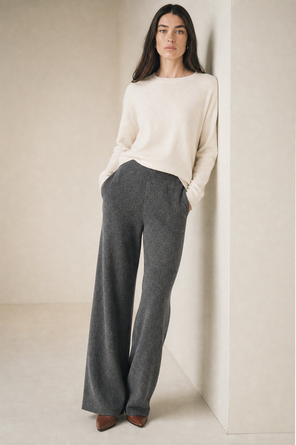 Merino Luxe Sweats — Gray, banana_republic product shot