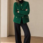 Midtown Velvet Jacket — Forest, banana_republic product shot