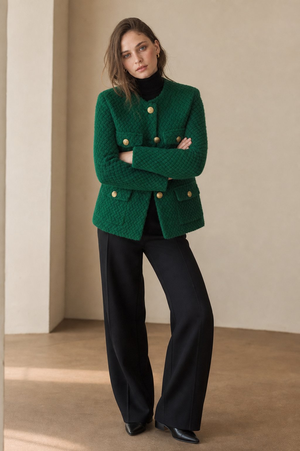 Midtown Velvet Jacket — Forest, banana_republic product shot