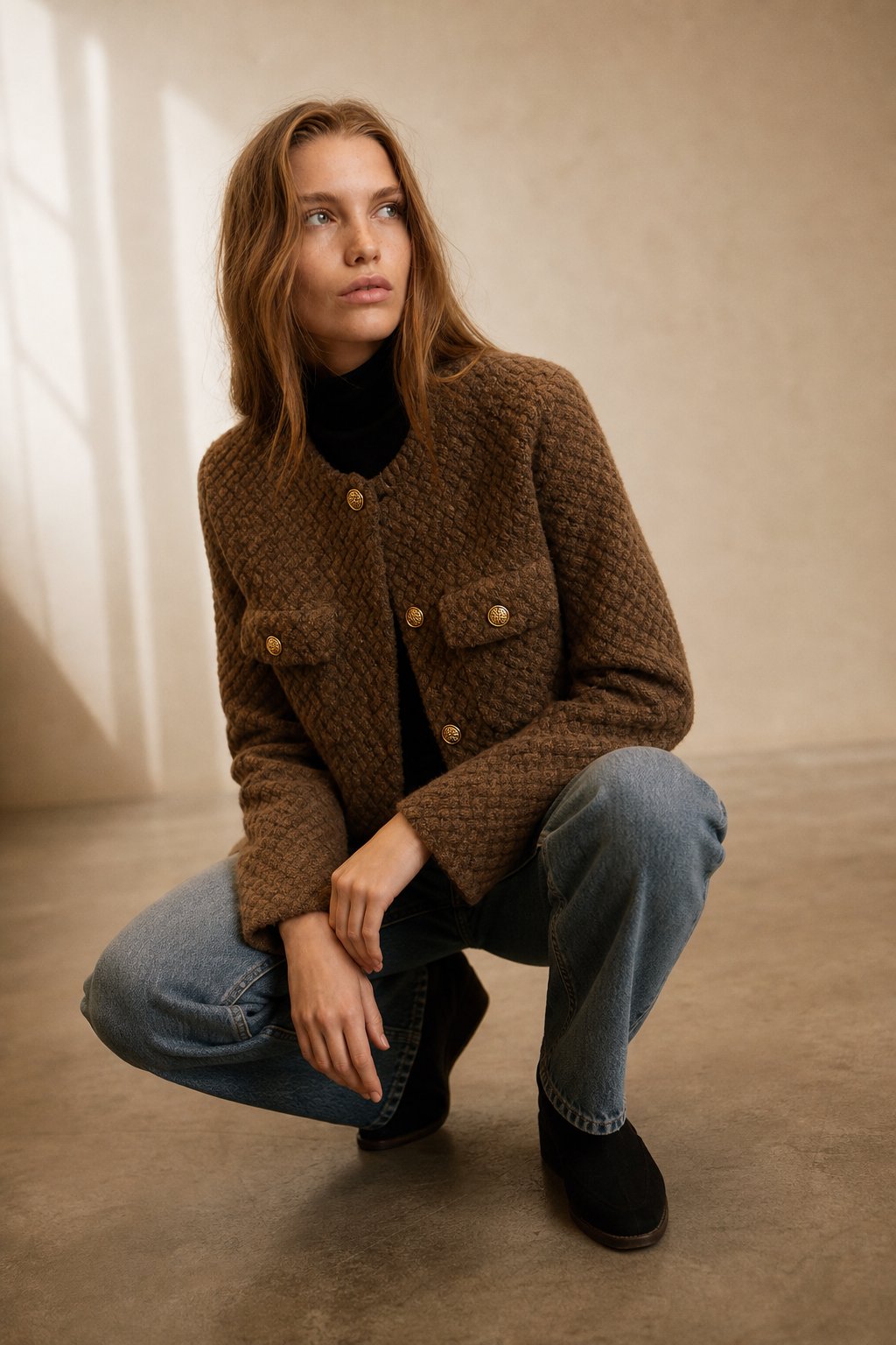 Midtown Velvet Jacket — Brown, banana_republic product shot