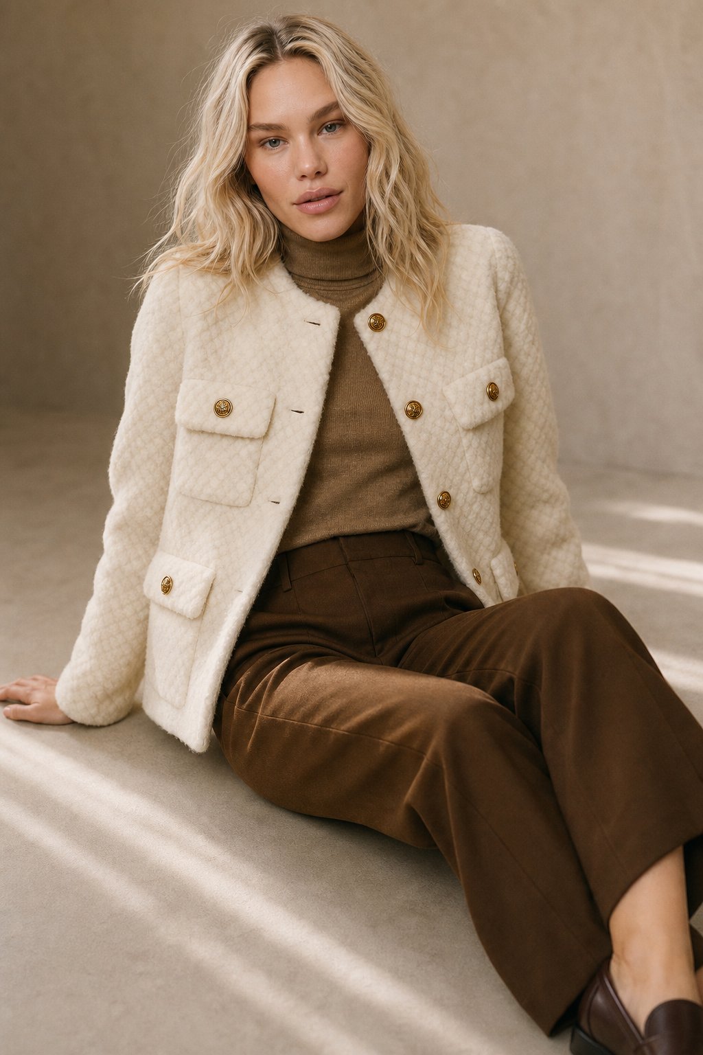 Midtown Velvet Jacket — Ivory, banana_republic product shot