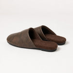 Milan Italian leather Mules — Brown, studio product shot