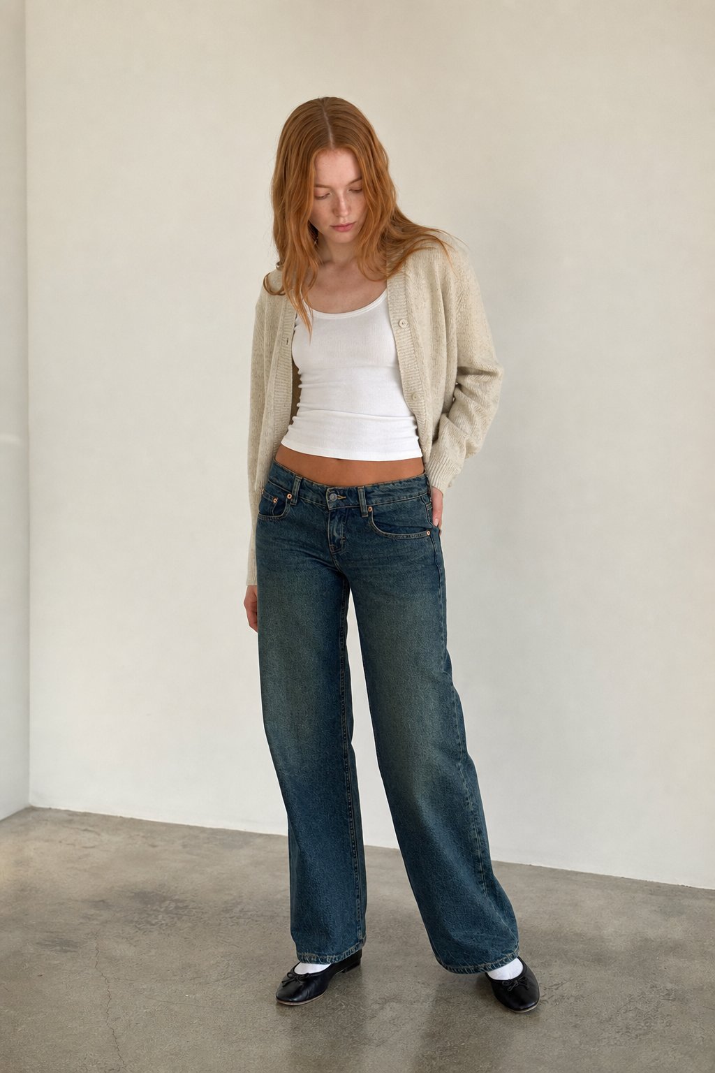Miley Low-Waist Denims — Navy, banana_republic product shot