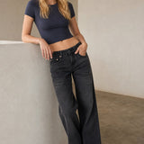 Miley Low-Waist Denims — Dusk, banana_republic product shot