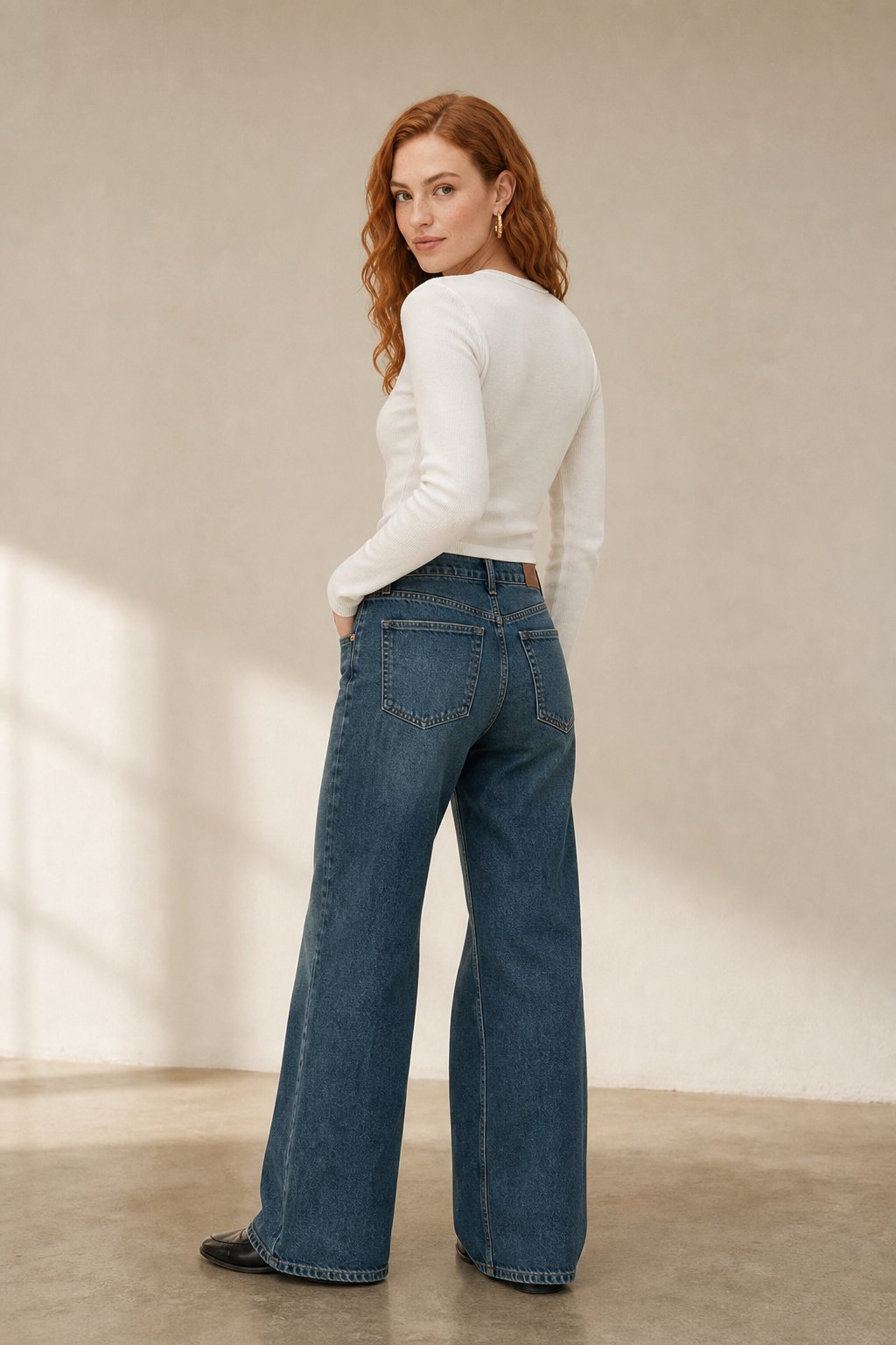 Miley Low-Waist Denims — Navy, banana_republic product shot