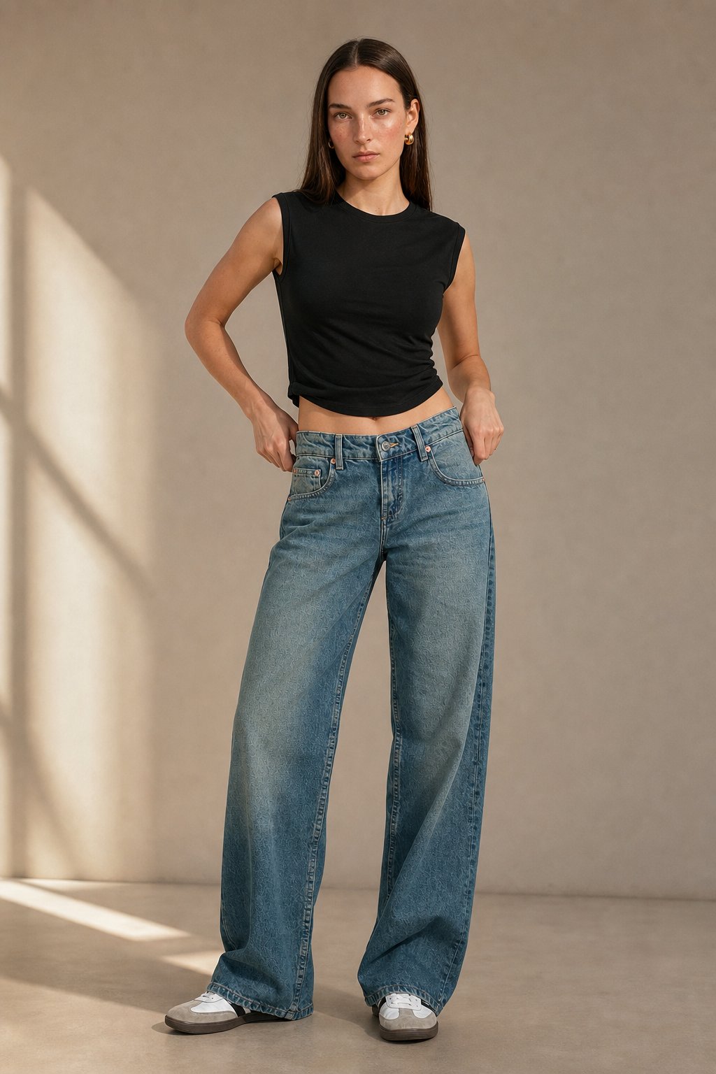 Miley Low-Waist Denims — Blue, banana_republic product shot