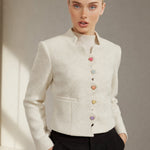 Moonveil Serenade Jacket — White, banana_republic product shot