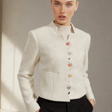 Moonveil Serenade Jacket — White, banana_republic product shot