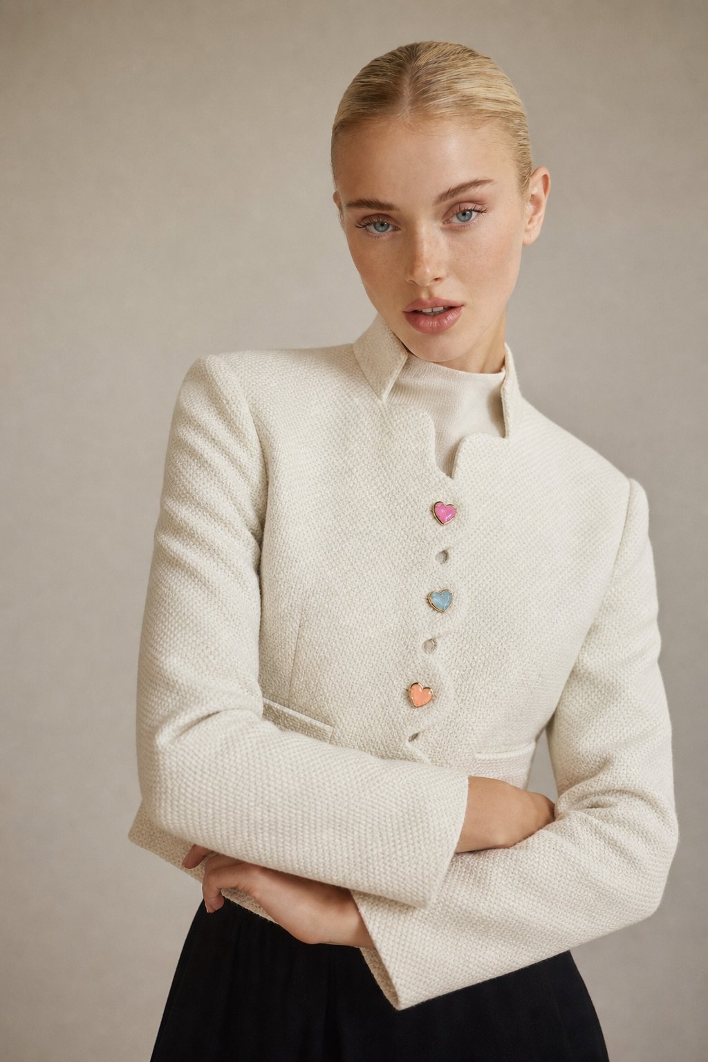 Moonveil Serenade Jacket — White, banana_republic product shot