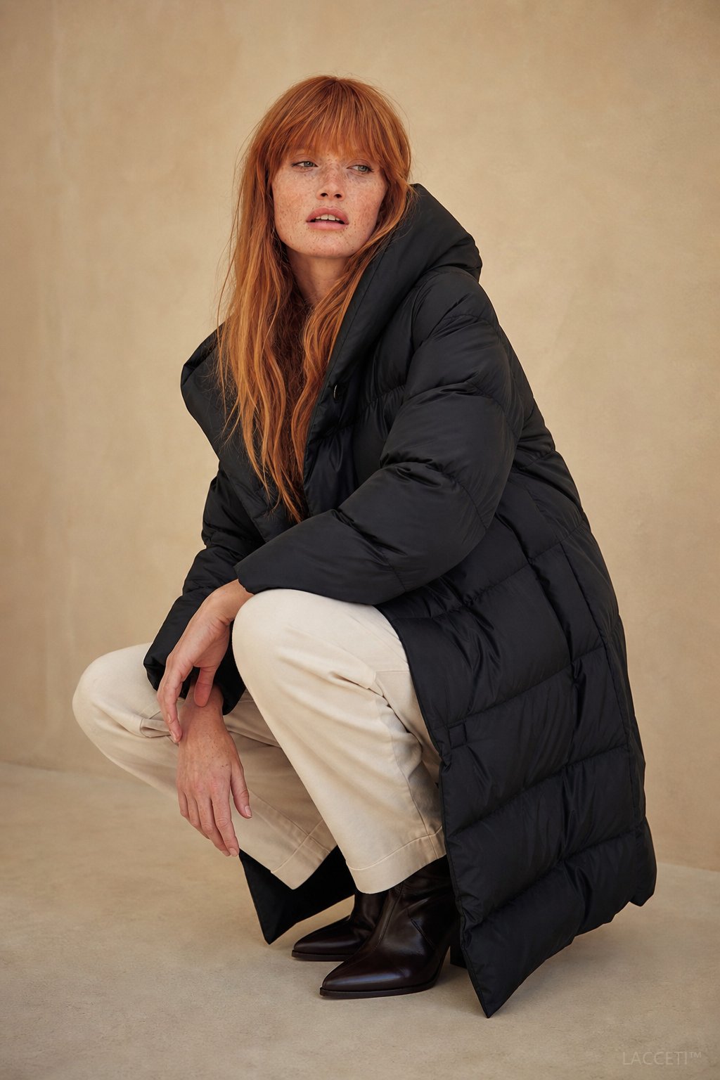 Margaux Long Down Parka, studio product shot