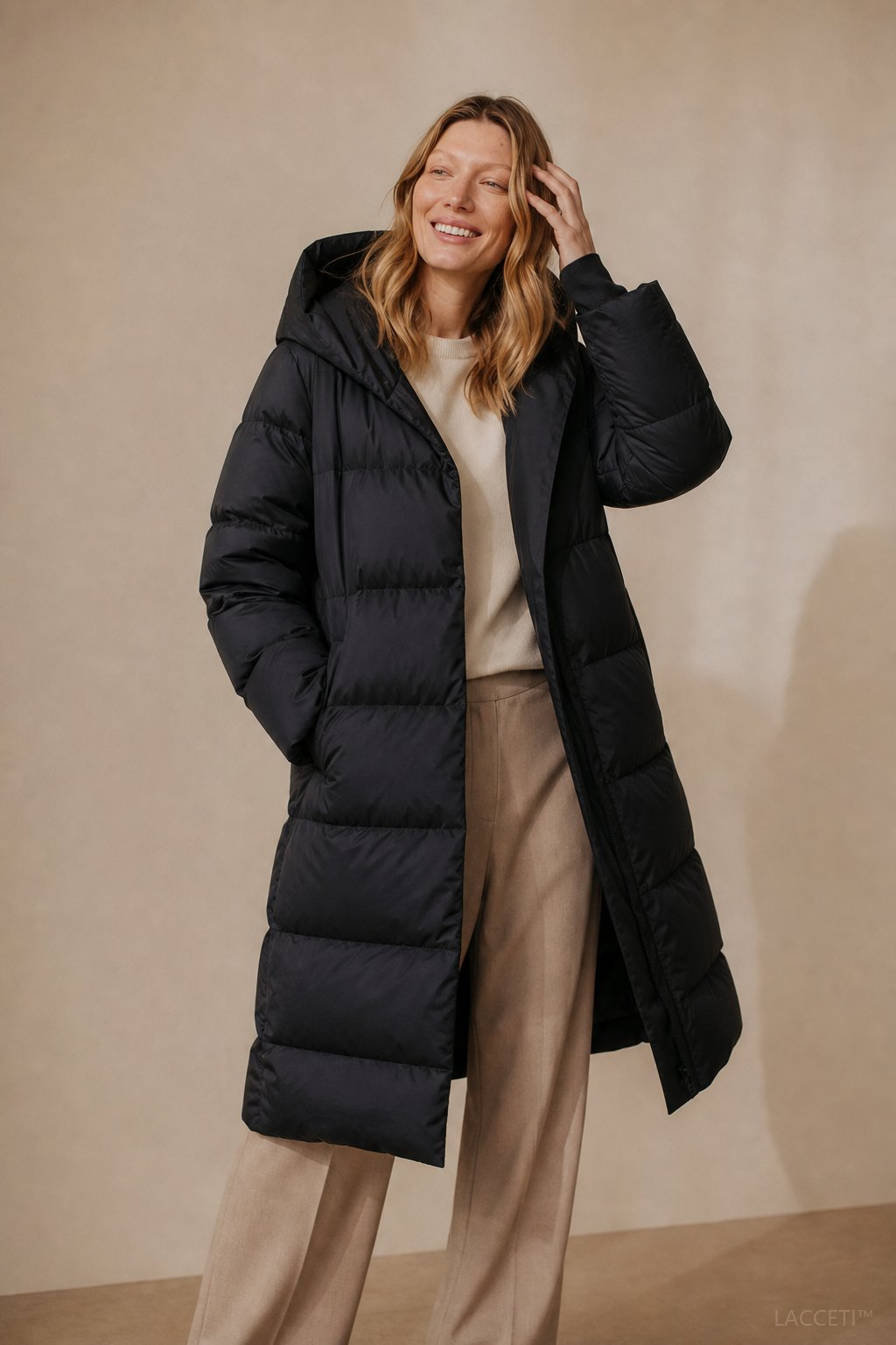 Margaux Long Down Parka, studio product shot