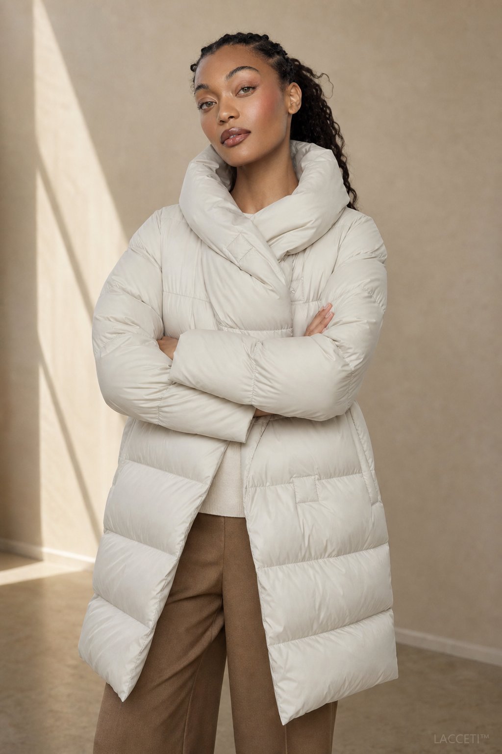 Margaux Long Down Parka, studio product shot