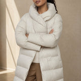 Margaux Long Down Parka, studio product shot