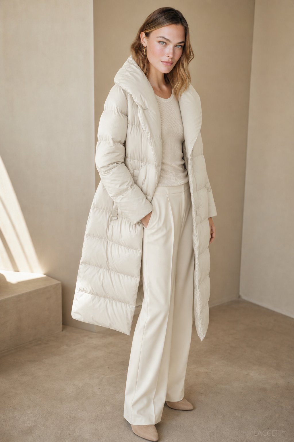 Margaux Long Down Parka, studio product shot