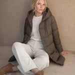 Margaux Long Down Parka, studio product shot