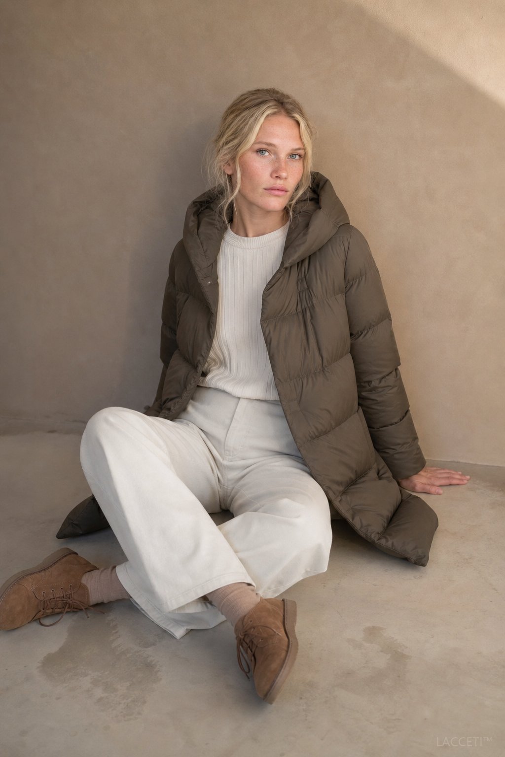 Margaux Long Down Parka, studio product shot