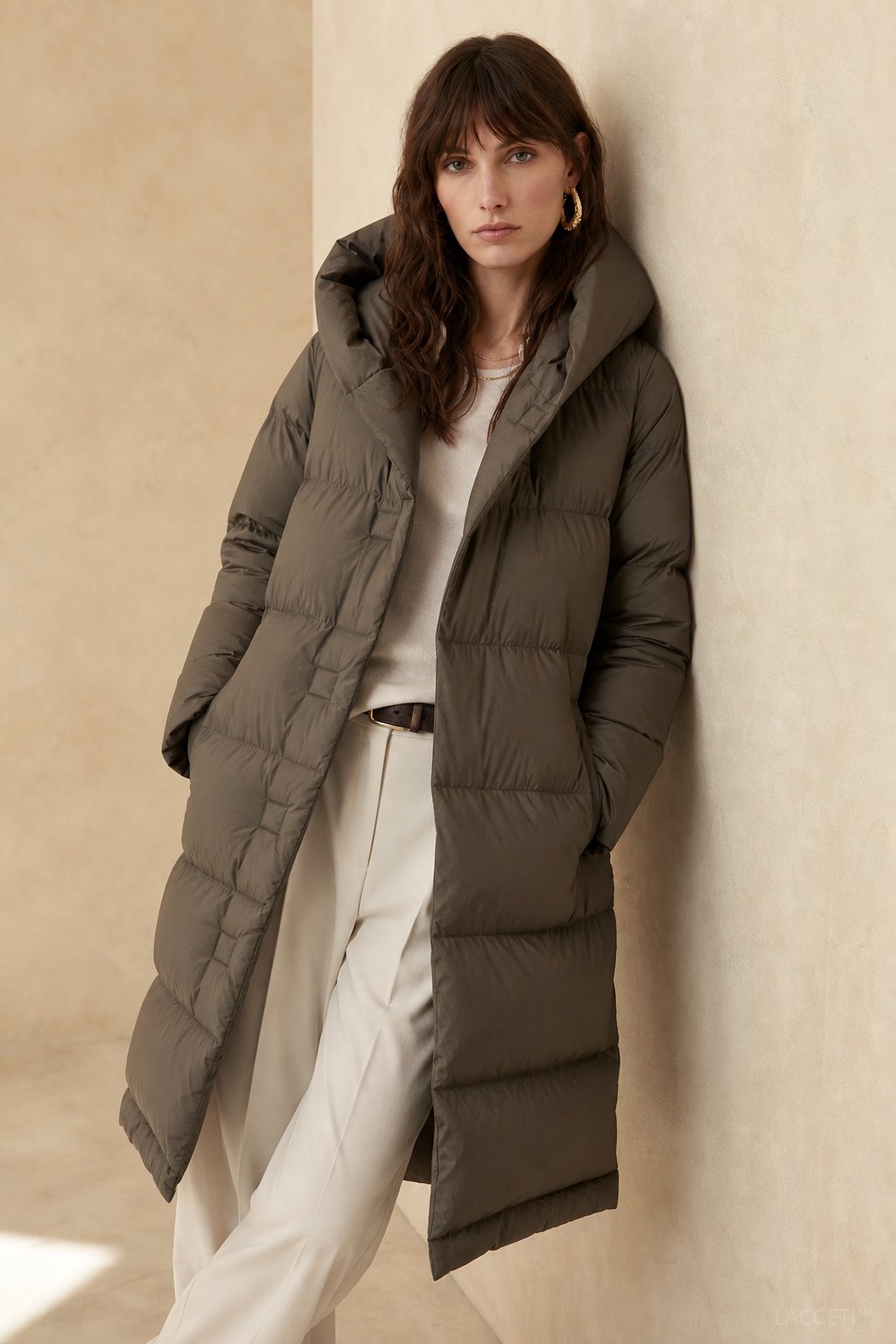 Margaux Long Down Parka, studio product shot