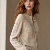 New London Pearl Button Cardigan — Gray, banana_republic product shot