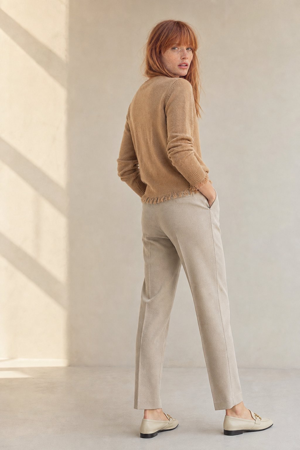 Nordic Grace Trousers — Khaki, banana_republic product shot