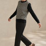 Nordic Grace Trousers — Black, banana_republic product shot