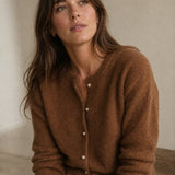 Nordique Knit Top — Brown, studio product shot