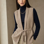 Nordsätern Cashmere Vest — Camel, banana_republic product shot