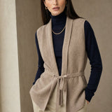 Nordsätern Cashmere Vest — Camel, banana_republic product shot