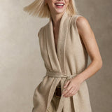 Nordsätern Cashmere Vest — Beige, banana_republic product shot