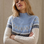 Northshore Fair Isle Sweater — Sky, banana_republic product shot