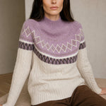 Northshore Fair Isle Sweater — Lavender, banana_republic product shot