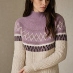 Northshore Fair Isle Sweater — Lavender, banana_republic product shot