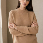 Oversized Wool Knit Sweater — Camel, banana_republic product shot