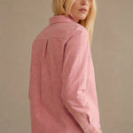 Pastel Oxford Elegant Blouses — hawthorn red, banana_republic product shot