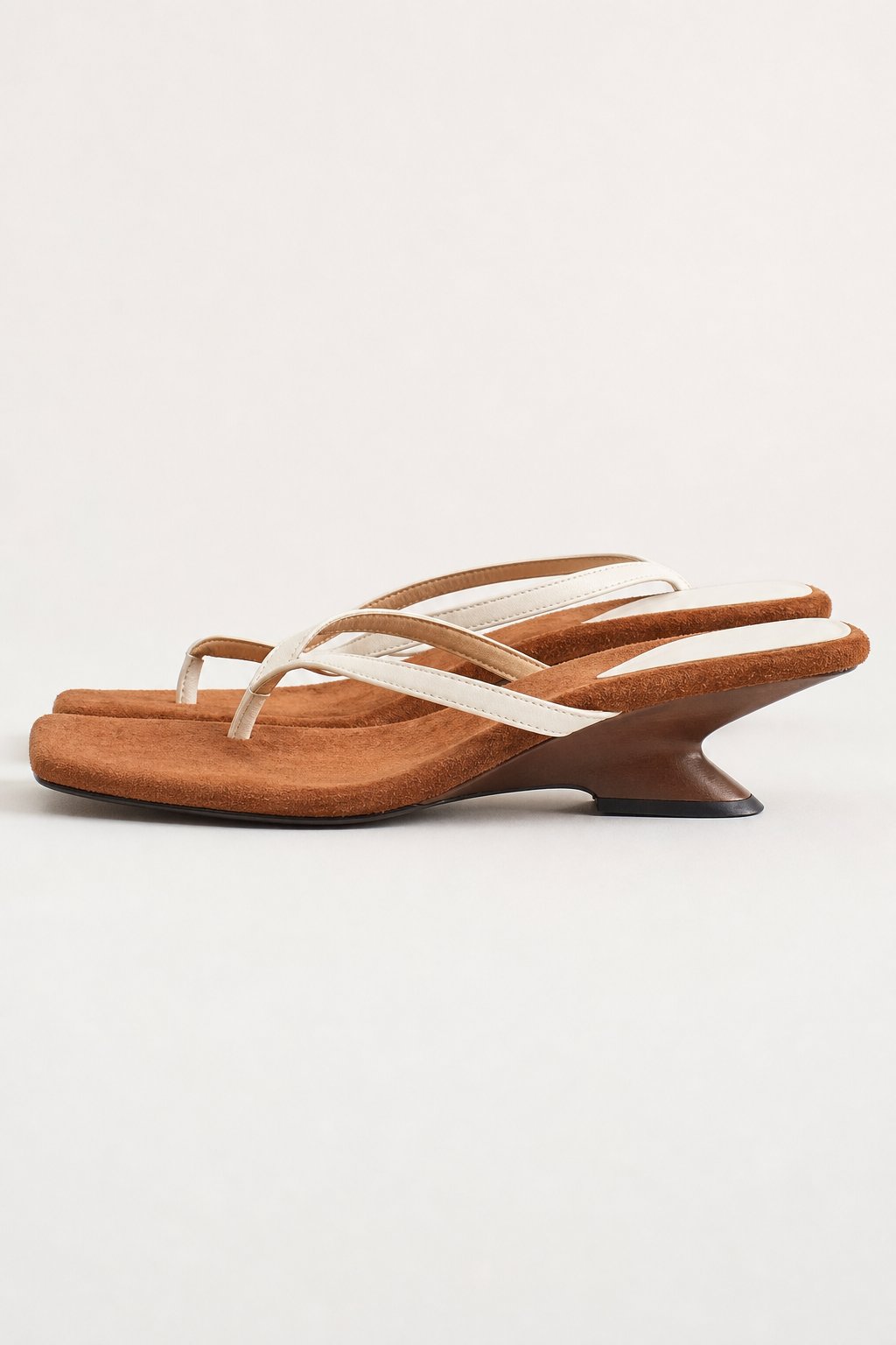 Positano Sculpted Suede Heel, studio product shot