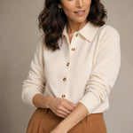 Riverdale Wool Polo — Ivory, banana_republic product shot