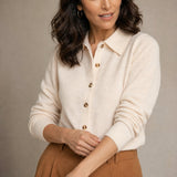 Riverdale Wool Polo — Ivory, banana_republic product shot