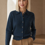 Riverdale Wool Polo — Navy, banana_republic product shot