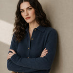 Riverdale Wool Polo — Navy, banana_republic product shot