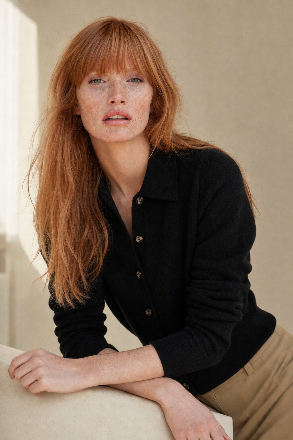 Riverdale Wool Polo — Black, banana_republic product shot