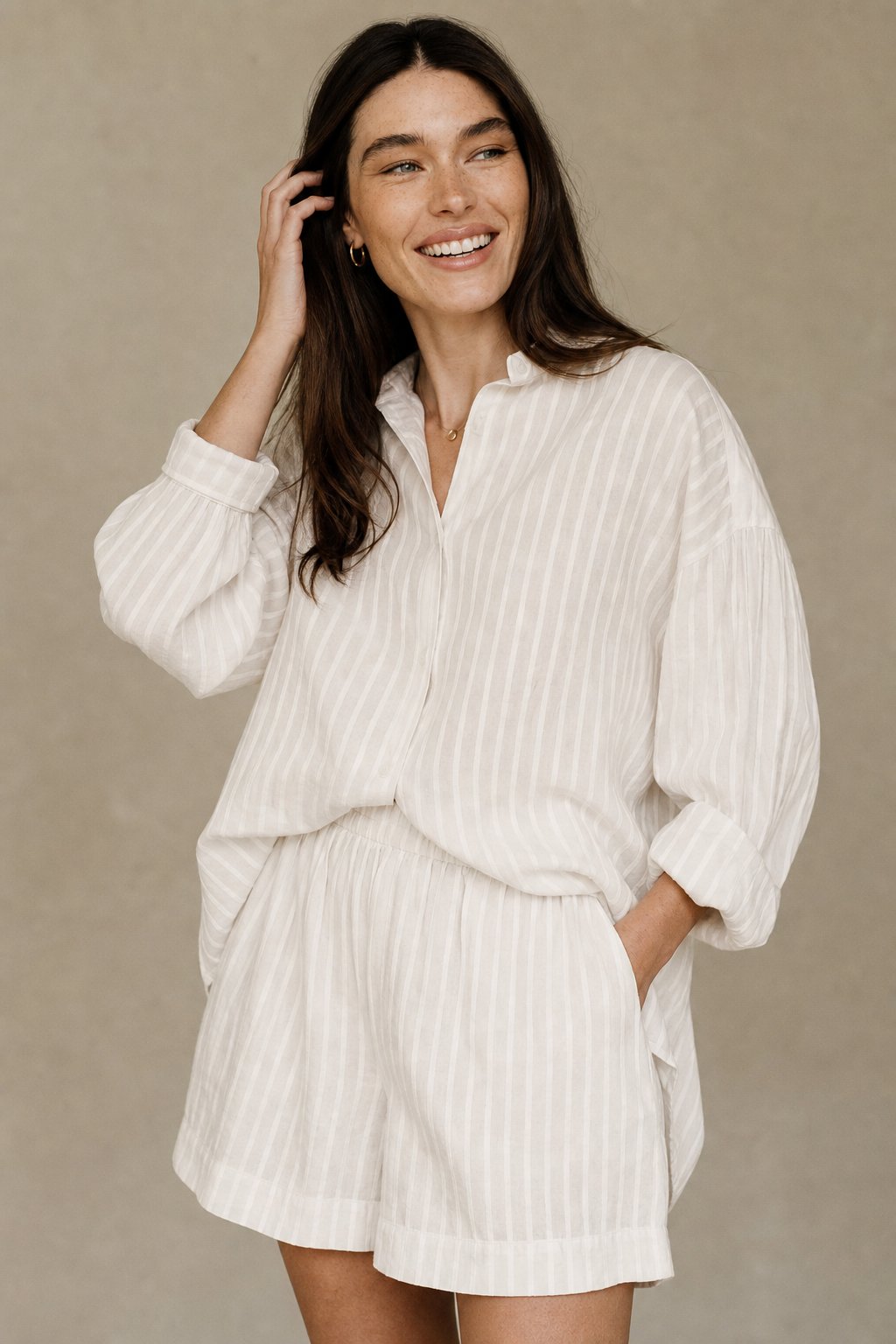 Rosalie Set — Crème, banana_republic product shot