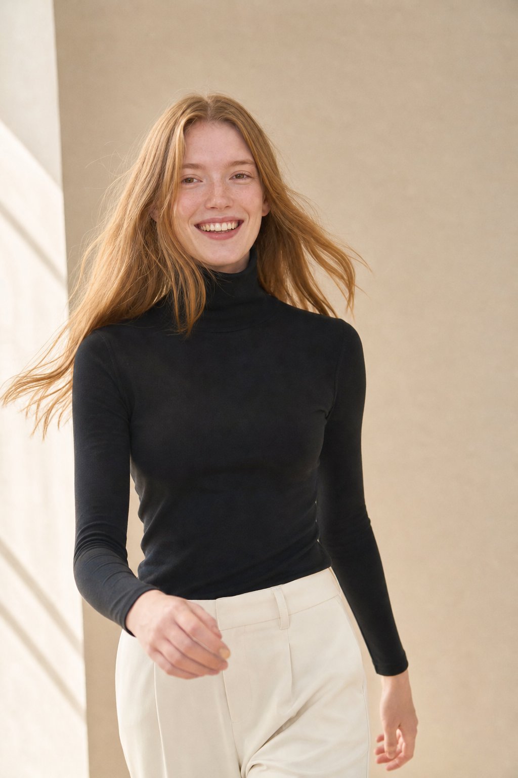 Savona Silhouette Top — Black, banana_republic product shot