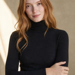 Savona Silhouette Top — Black, banana_republic product shot