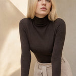 Savona Silhouette Top — Brown, banana_republic product shot