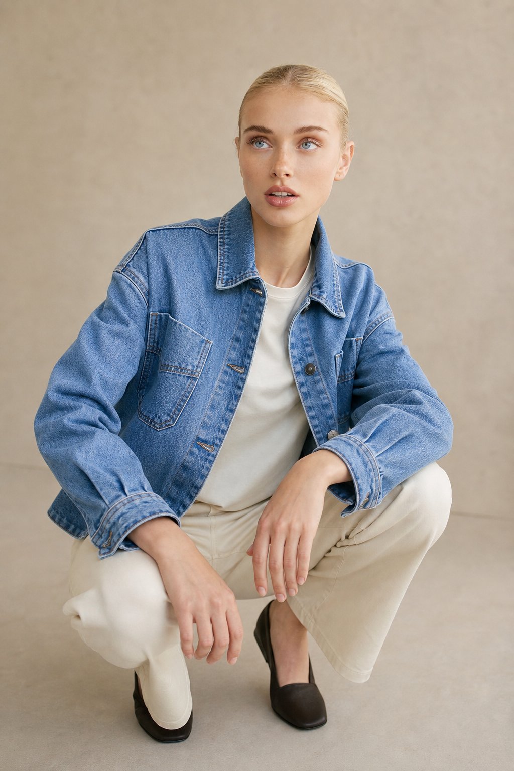 Seaforth Washed Denim Jacket — Blue, banana_republic product shot