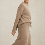 Seoul Knitted Set — Khaki, banana_republic product shot