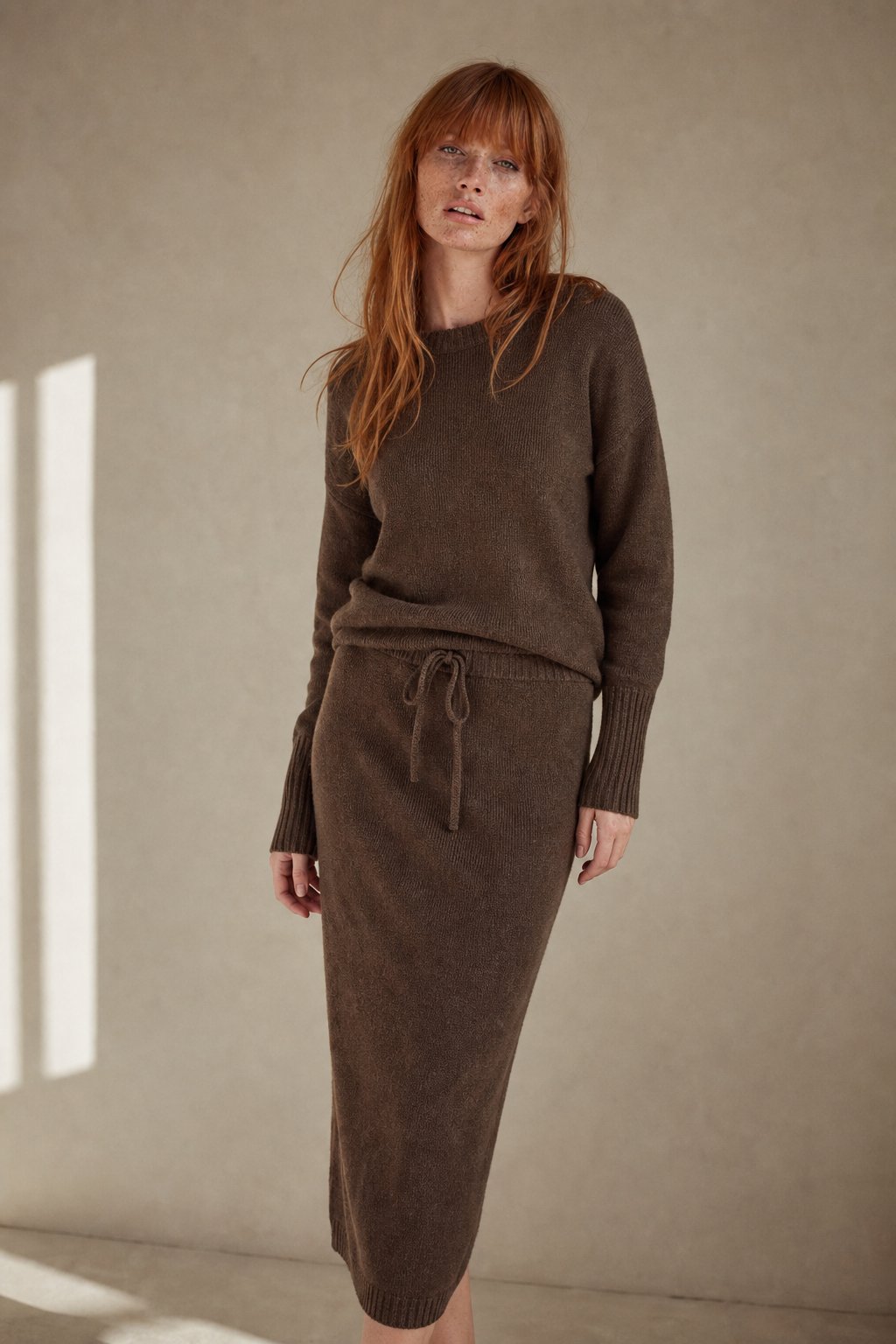 Seoul Knitted Set — Coffee, banana_republic product shot