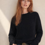 Siena Soft Merino Sweater — Black, banana_republic product shot