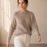 Siena Soft Merino Sweater — Camel, banana_republic product shot